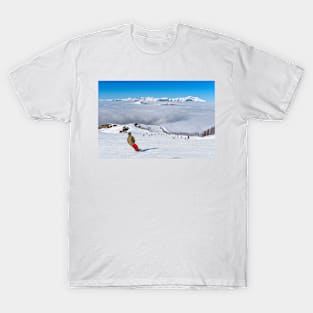 Above the clouds at Cardrona 2 T-Shirt